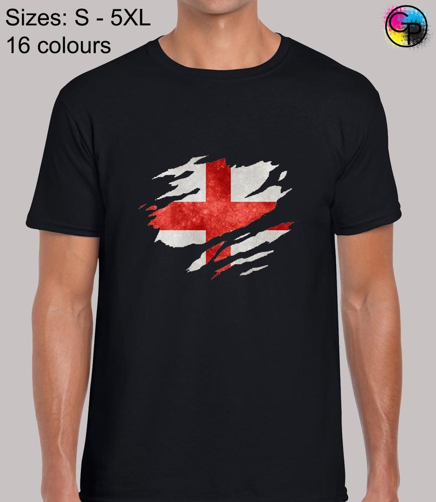 England Flag Slash Novelty Funny Joke Regular Fit T-Shirt Top TShirt Tee for Men