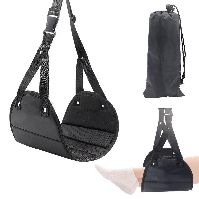 Travel Footrest Hammock for Airplanes, Trains, and Office