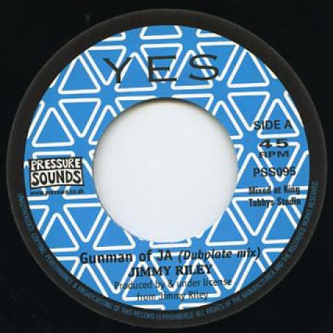 

7inch Record JIMMY RILEY - Gunman Of JA (Dubplate Mix) PSS095 Pressure Sounds 197- UK Reggae, Ska & Dub Used