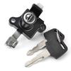 For Honda CB-1 CB400F 1989-1991 / CB1000F 1993-1997 Fuel Cap Ignition Switch Seat Lock with Key Kit