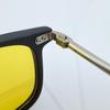 TR Polarized Night Vision Retro Square Sunglasses for Small Faces, High-End Korean Style with UV Protection
