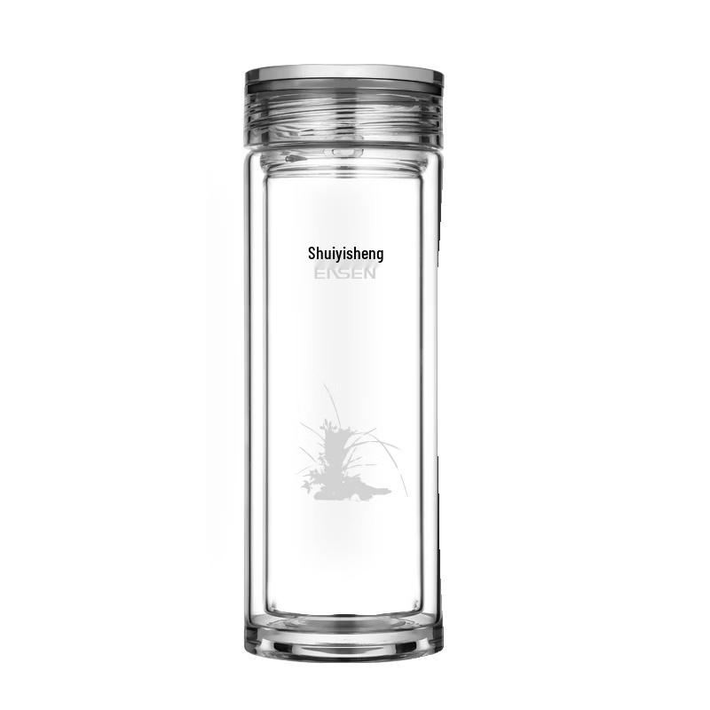 Shuiyisheng Double-Layer Weak Alkaline Glass Cup