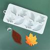 Maple Leaf Shape Silicone Molds Fondant Mousses Cake Molds Making Pastry Chocolate Molds Baking Decorating Tool Nonstick