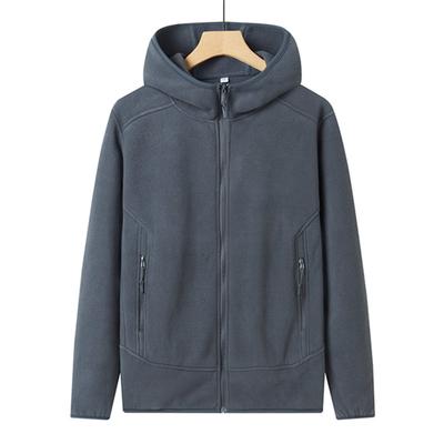 Heavy Hoodie Men Women Autumn Winter New Solid Color Zip Long Sleeve Hooded Sweatshirt Basic Casual Cardigan Hoodies