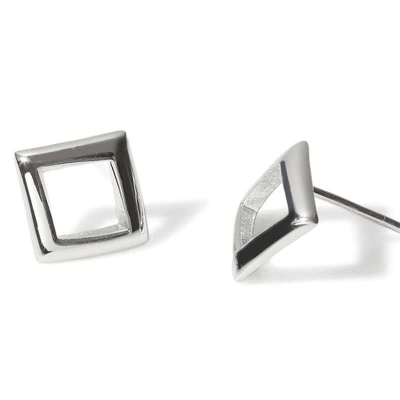 ANOTHER CELL TWIST FRAME EARRING