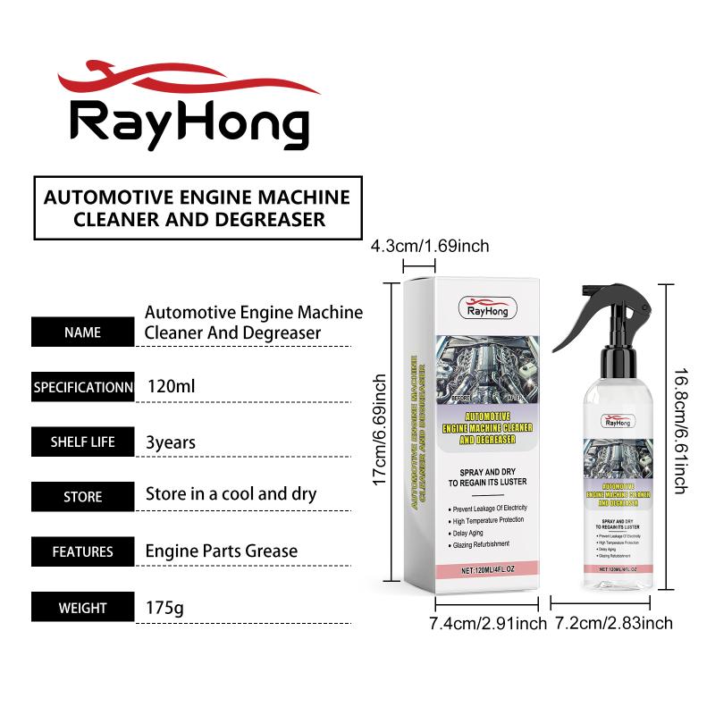 Powerful Engine Compartment Degreaser Efficient Oil Removal LongLasting Cleaning for Car Maintenance Scene