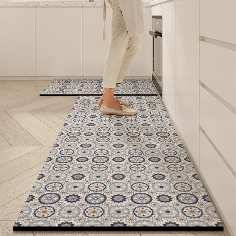 Kitchen Floor Mat Pvc Soft Diatom Mud Rug Absorbent Carpet Non-slip Home Decoration Foot Mats Alfombra De Cocina