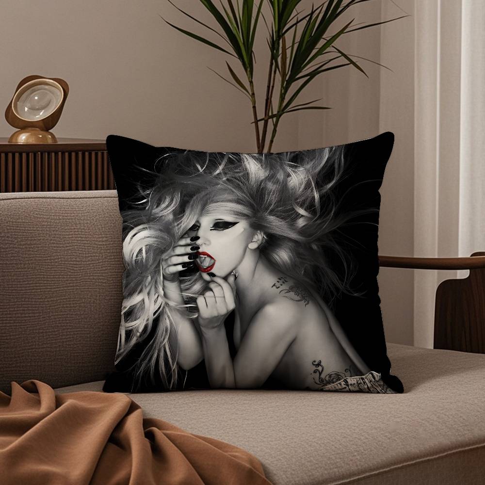 L-Lady Gaga MAYHEM Pillow Case Good Print Pillowcase Living Room Sofa Cushion Cover Bedroom Room Decor