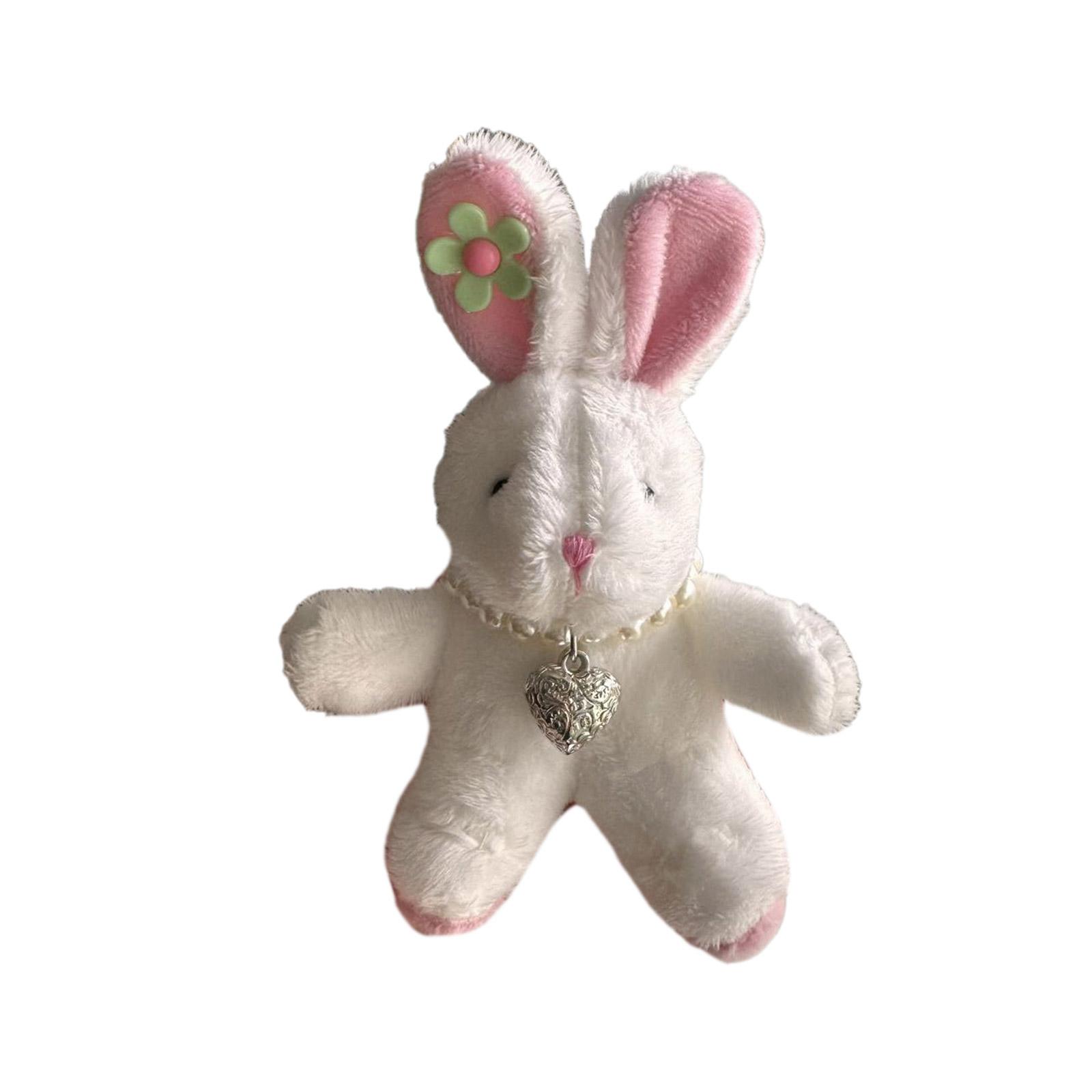 

Мультяшный Милый Плюшевый Кролик Брелок Подвеска Прекрасные Плюшевые Подвесные Украшения Брелок Шарм для Сумки Рюкзака Сумочки белый