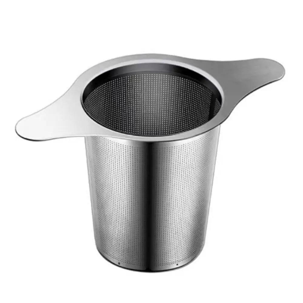 Hot Stainless Steel Tea Infuser Extra Fine Perfect Size Teapots Reusable Double Handles Items Home