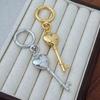 Heart Lock Pendant Keychain Multi-Functional Bag Decoration Couple Gift For Anniversaries Engraved Accessory For Bags