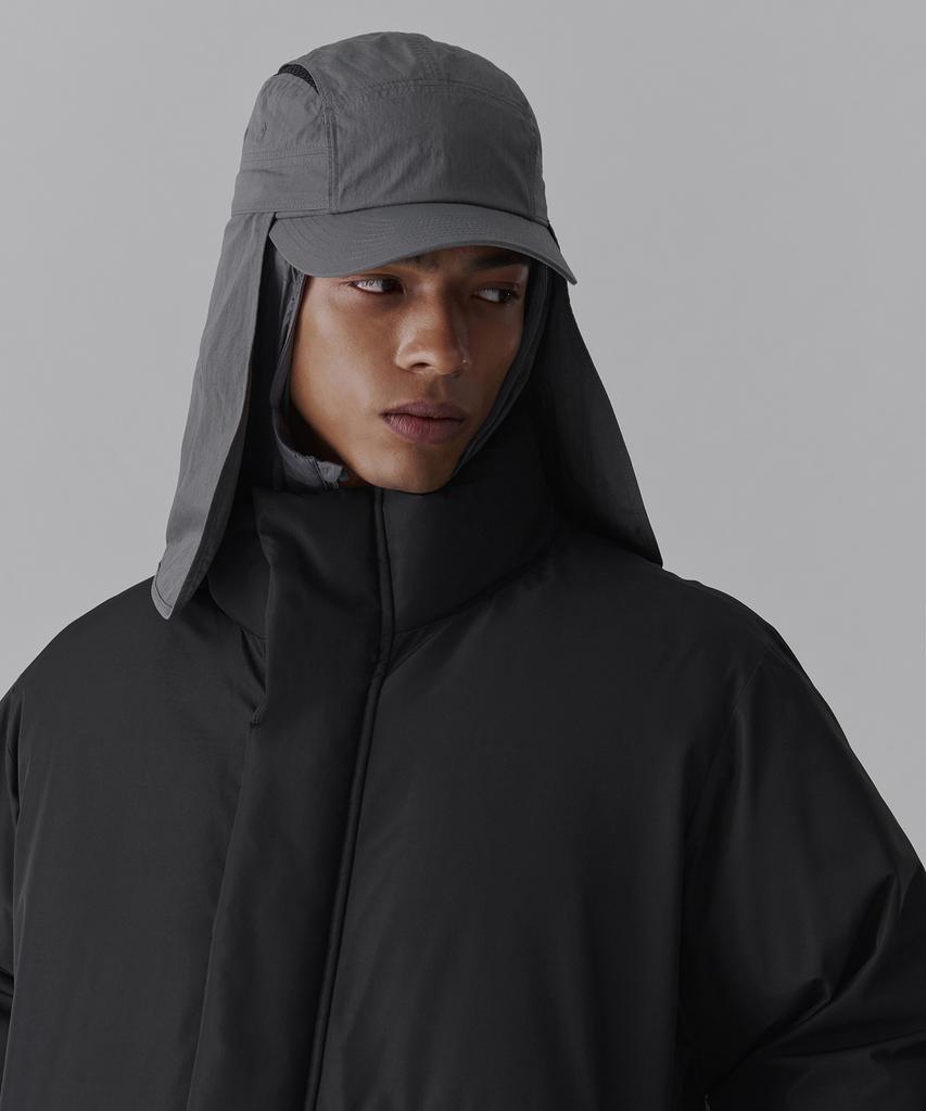 Musinsa Standard [City Leisure] Non-Quilted Down Short Padded Jacket [Black]