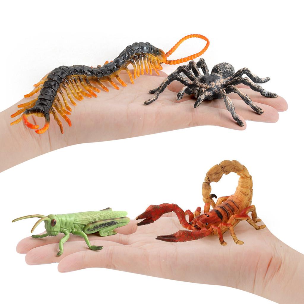 Spinnen Vlinder PVC Insectenmodel Set Met Realistische Dierlijke Replica's Voor Educatief Spel En Verzameling