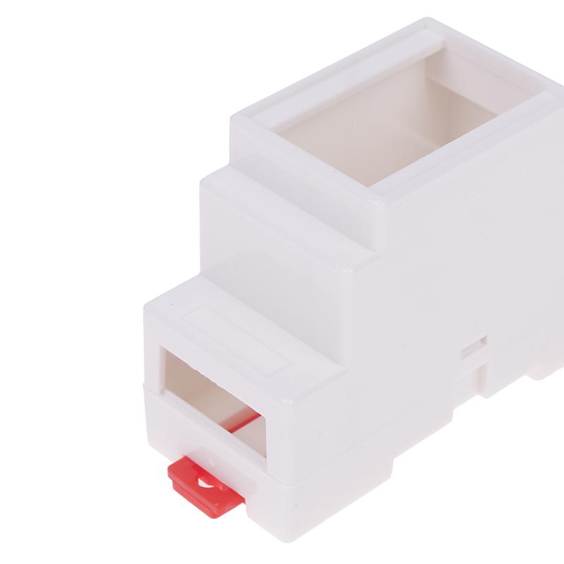1 pièce Boîte de jonction PLC Rail DIN Boîtier électronique en plastique Boîtier de projet 4 couleurs 88X37X59 mm Montage sur rail 35 Boîtier d'instrument