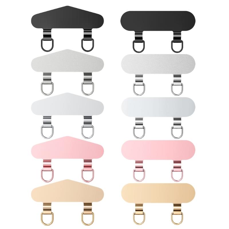 Antilost Phone Grip Pad Clip With Double Chain, Easy Carry Suitable for Mobiles and Key, Secure Attachment, Outdoor Use