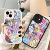 Cute M-My Cartoon P-Pony L-Little Phone Case For IPhone 16 15 14 11 12 13 Pro Max Plus Back Leather Shell