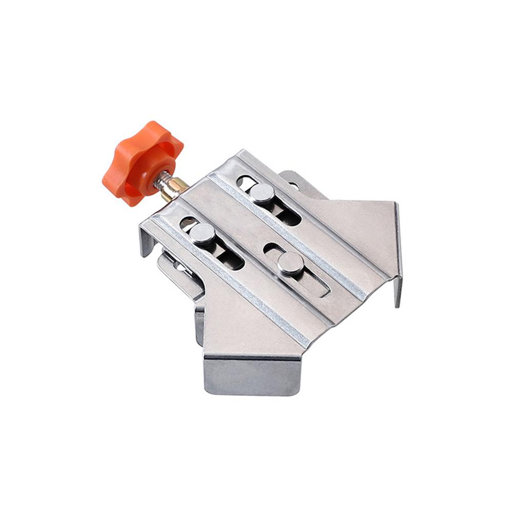 1/2/4pcs 90 Degree Fixing Clips Adjustable Swing Jaw Stainless Steel 90° Holder Fixed Clip Wood Corner Clamps Woodworking Tool
