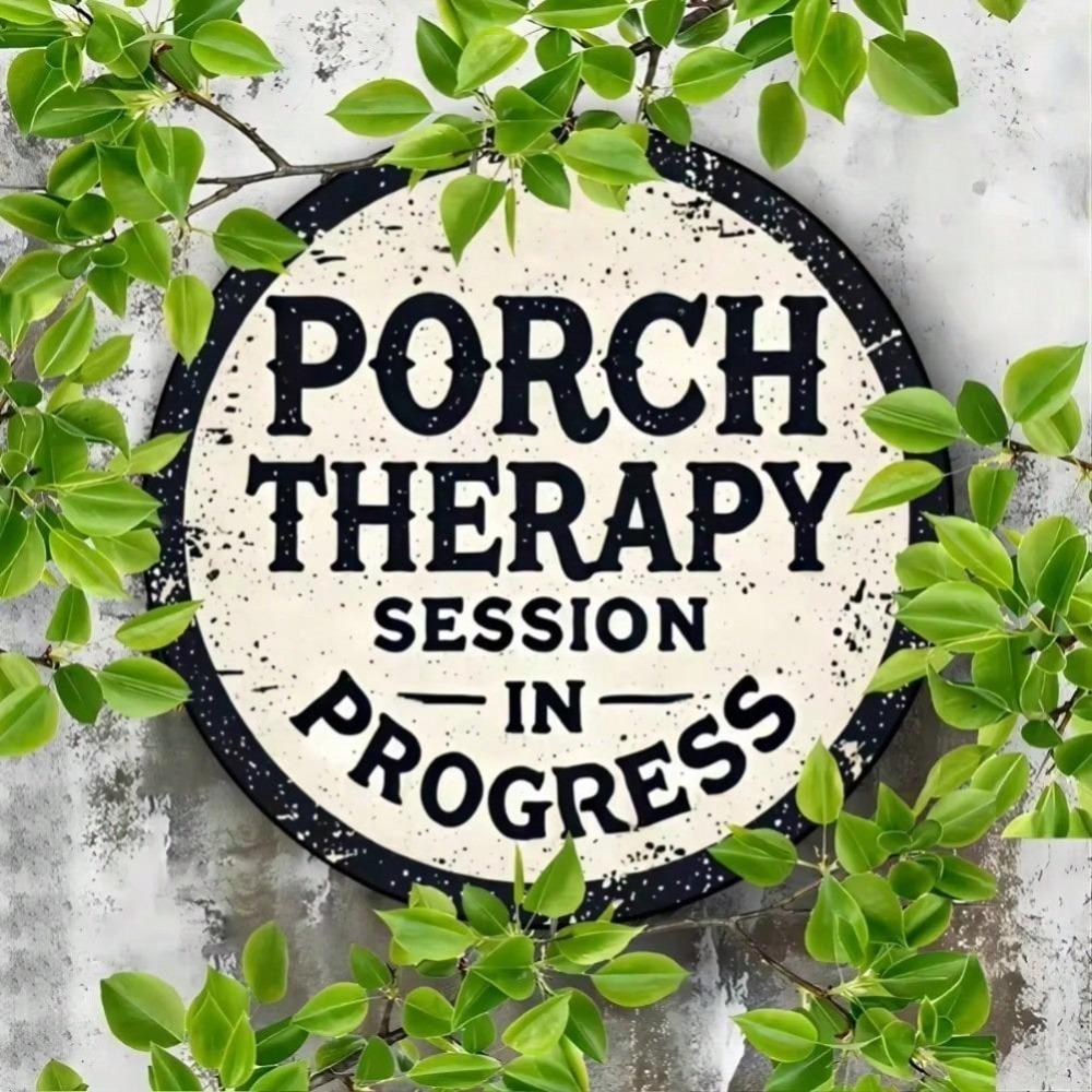 Rare Vintage Porch Relax Session In Progress Metal Tin Sign for Home Bar Cafe Garage Wall Decor