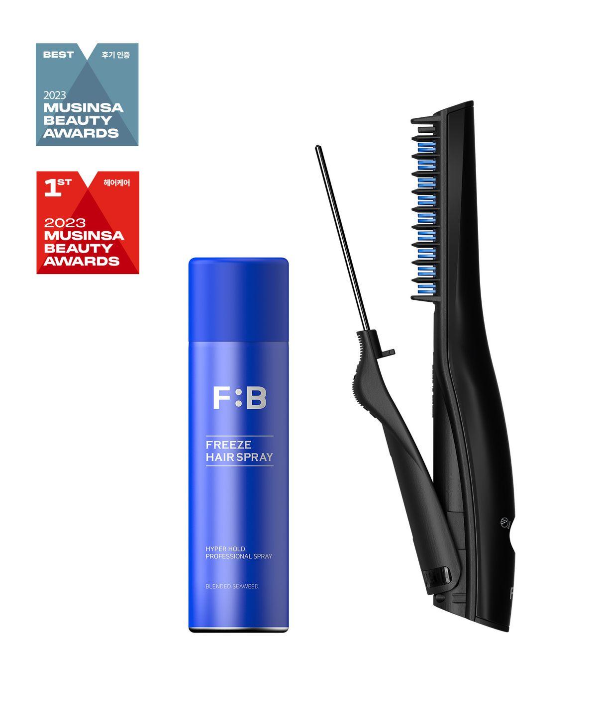 [Styling Cheat Sheet/SET] M-Styler AX Men s Hair Iron + Freeze Spray 200ml