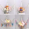 Kinderpoppen opbergnet Muppet hangmat Prinseskleur geweven Organizer