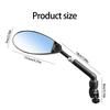 2Pcs Extendable Wide Angles Cycling Handlebars Safety Rearview Spots Mirror 360 Rotating Bike Rearview Mirror Enduring