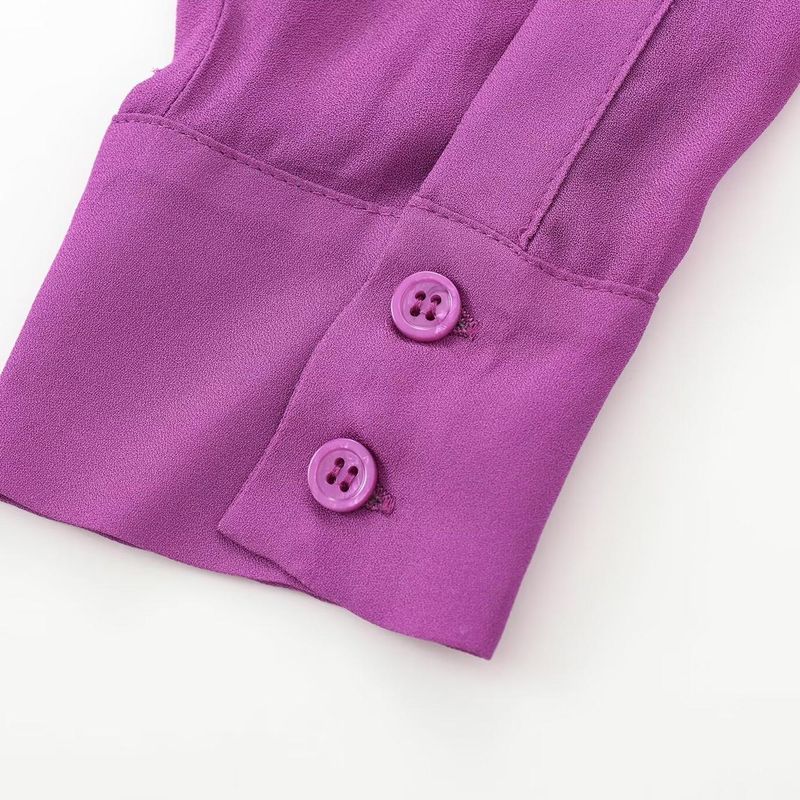 Kaslead New Arrival Women's Clothing Fashion Style Fashion All-Match Laminated Decoration Loose Shirt 8972350