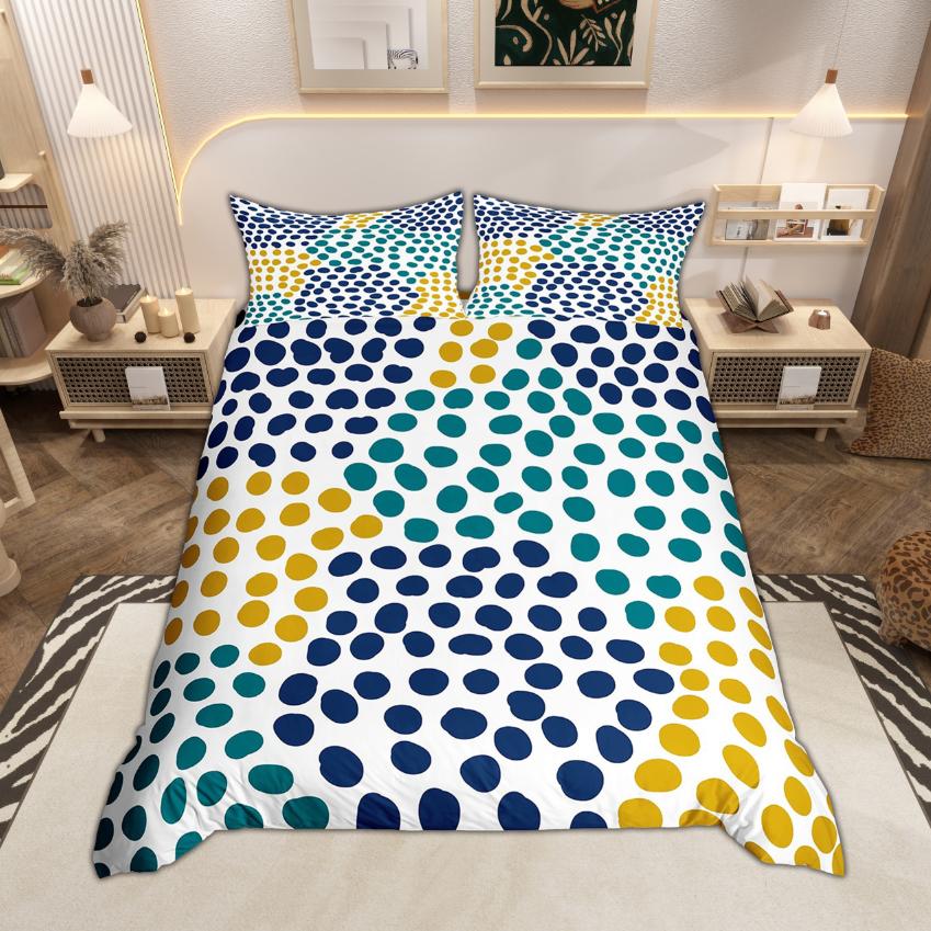 Homewish Leopard Print Duvet Cover Set Cheetah Print Quilt Cover Set Animal Theme Bedding Wildlife Bedroom Room