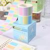 Aesthetic Stationery Pull-Out Label Stickers Back Full Adhesive Sticky Notes  School Office