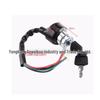 9-Hole 6-Wire ATV Buggy Ignition Switch & Door Lock Key