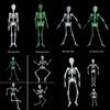 Halloween Scary Prop Luminous Hanging Human Skeleton Outdoor Party Decoration