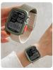 Candy Silicone Case+Strap For Apple Watch Series 9 8 7 45mm 41mm Band SE 6 5 4 44mm 40mm Nylon Correa Strap Iwatch Ultra 2 49mm