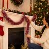 Christmas Streamer Garland Ribbon 2m Colorful Party Decoration for Holiday Home