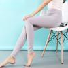 Women's High Waist Solid Color Single Piece Thin Thermal Undergarment Slim-Fit Cotton Blend Leggings Stretchy Autumn Base Pants