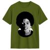 MMichael JJackson Fan Art TShirt Summer Streetwear TShirts Cotton Novelty Tee Shirt For Unisex Custom Logo Top Tees