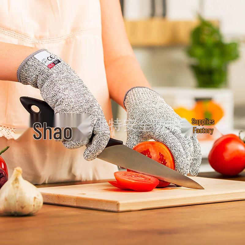 Cut-Resistant HPPE Glass Fiber Work Gloves XL (26cm)