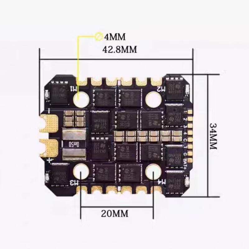 Hanchuangli AM32 60A Mini 4-in-1 FPV ESC