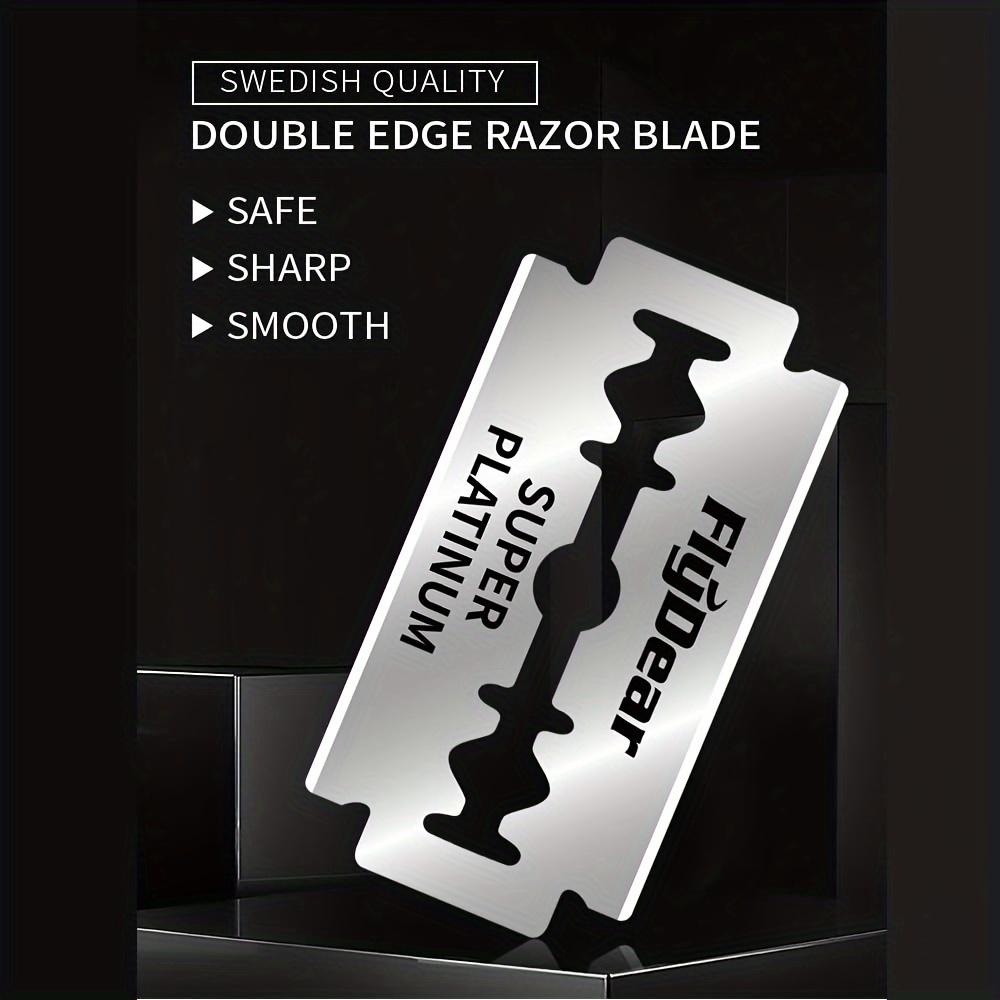1 set Rasoio da Barba a Lama Dritta in Acciaio per Uomo Pieghevole Coltello da Barba Strumenti per la Rimozione dei Peli con Lame Lama per Capelli Pieghevole Rasoio a Lama Dritta da Barbiere