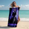 Personalized Customized Proof Beach Towel with Wednesday Addams Pattern - Soft, Absorbent,quick-drying,perfect Swimming,camping&bathing