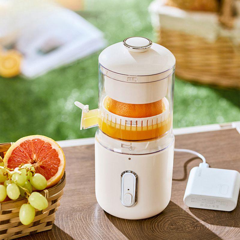Přenosný odšťavňovač velkého kalibru Odsávačka pomeranče a citronu Oddělování šťávy ze strusky Automatické spirálové hnětení Pomalé výlisky Dobíjecí