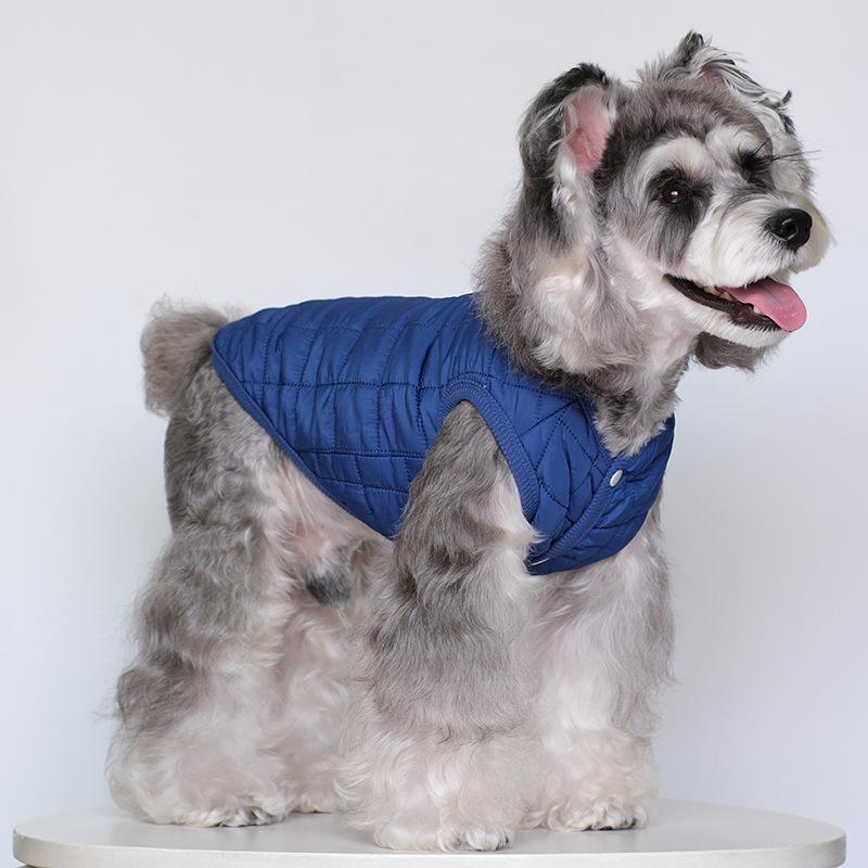 1PC Simple Pet Clothes Dog Cat Clothing Cotton-padded Teddy Small Dog, Autumn and Winter Models