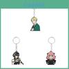 Spyxfamily Metal Keychain With Cartoon Characters For Kids And Teens