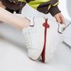 Customized McQueen Little White Shoes Women's Spring 2025 New Personalized Design Sense Thick Sole Heightening Sports and Leisure Shoes Women