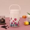 Portable Insulated Food Jar with Spoon and Handle