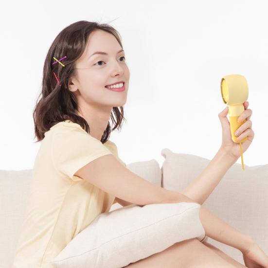 Small Handheld Fan Quiet 3 Speed Adjustable USB Rechargeable Summer Cooling Fan Portable Travel Mini Personal Fan Phone Holder