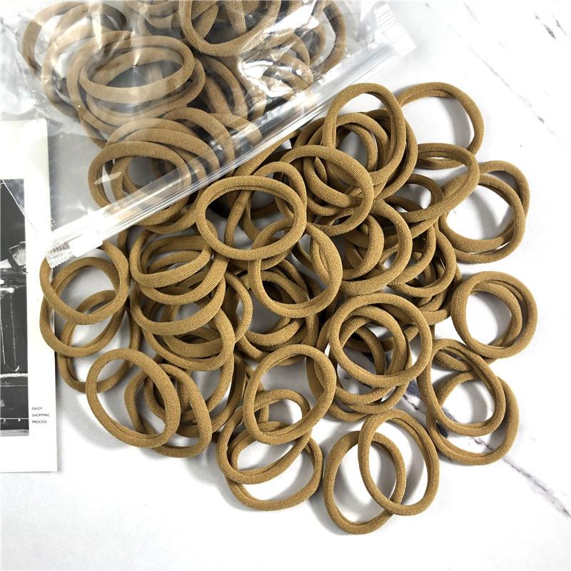 20/50 STÜCKE/Set Haargummis für Frauen Mädchen Basic Haargummis Seile 4cm Einfaches Elastisches Stirnband Haarschmuck Pferdeschwanzhalter