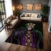 Dark Gothic Skeleton Bishop Rectangular Rug Soft Nonslip Carpet For Hallway Doorway Kitchen Home Decor Great Holiday Gift