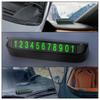 Temporary Parking License Plate Car Parking Phone Number Plate Classic Retro Parking License Plate Auto Interior Ornaments