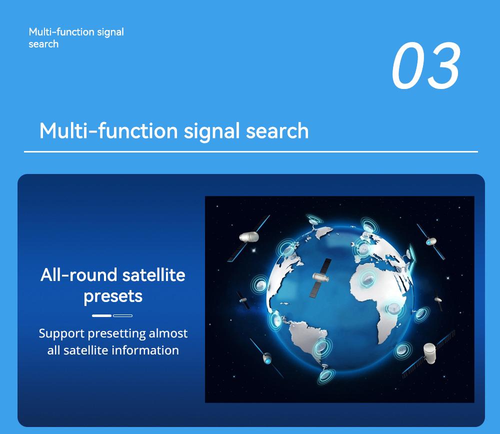 Gtmedia V8 Finder PRO 2 Satellite Finder ATSC-C Digitální detektor satelitního signálu – oranžový, EU zástrčka