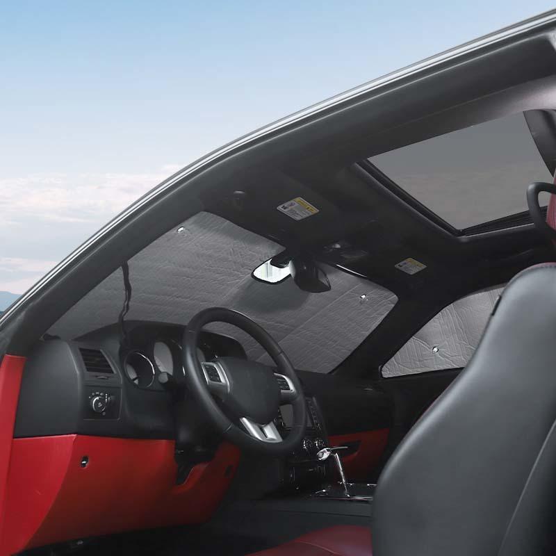 Car Windshield Sunshade Window Shade Foldable Sun Visor Cover Fit For Dodge Challenger 2009-2014 Car Interior Accessories