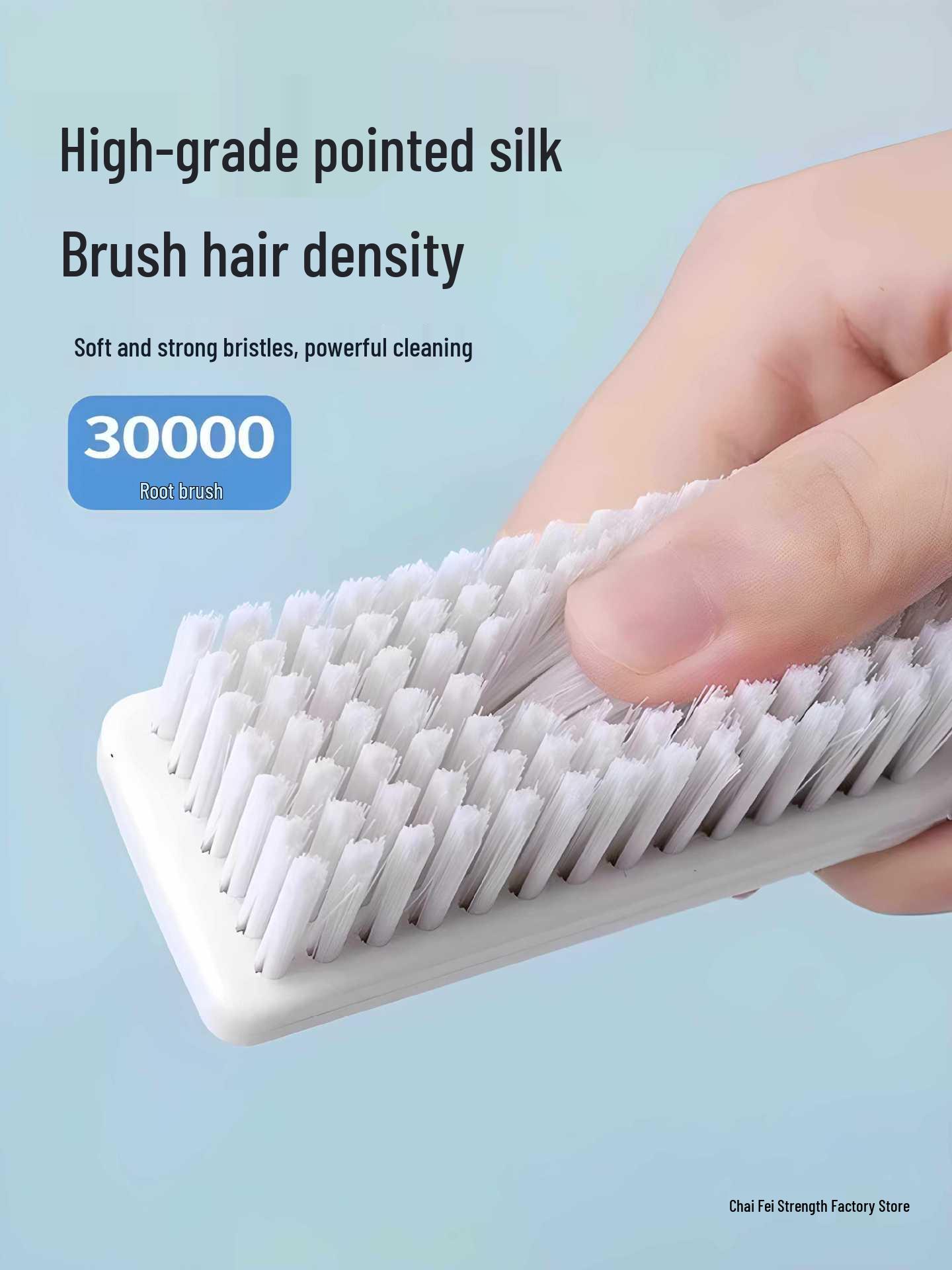 

Professional Dual Bristle Shoe Cleaning Brush – Soft & Hard Bristles for Household Use Blue 1 Piece - 30,000 Soft Bristles